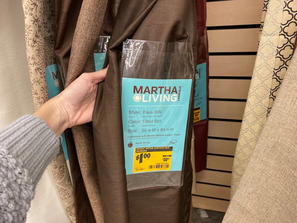 Martha Living Faux Silk