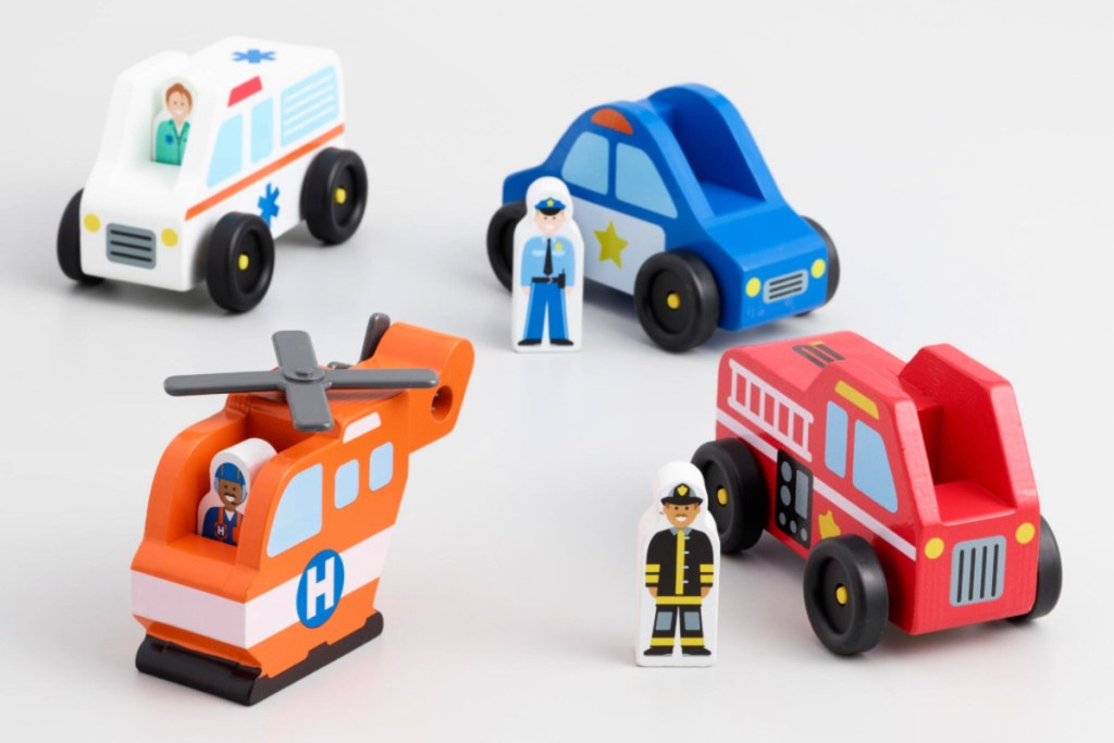 Melissa & Doug Emergency Vehicles Set