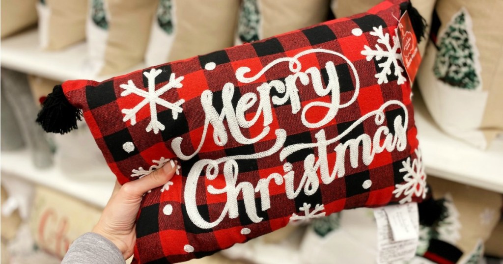 Merry Christmas Throw Pillow