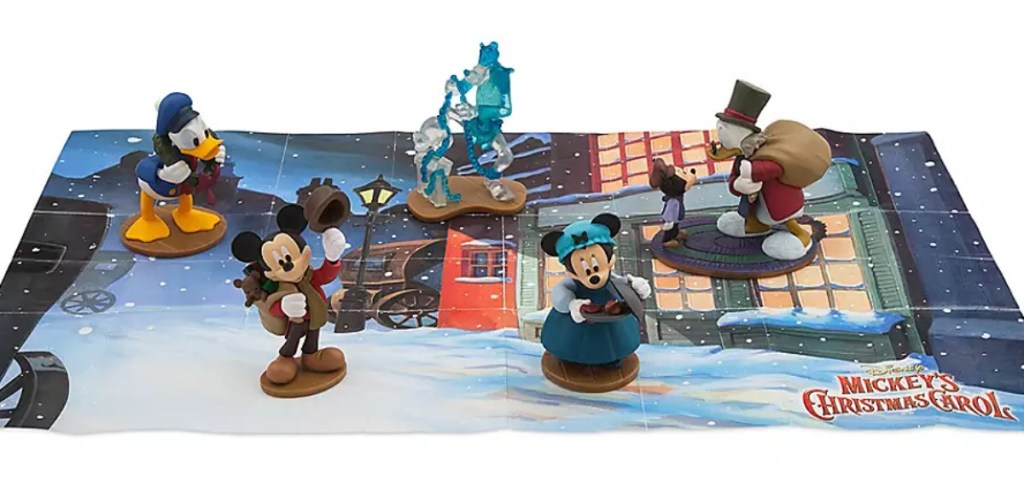 Mickey's a Christmas Carol figures play set