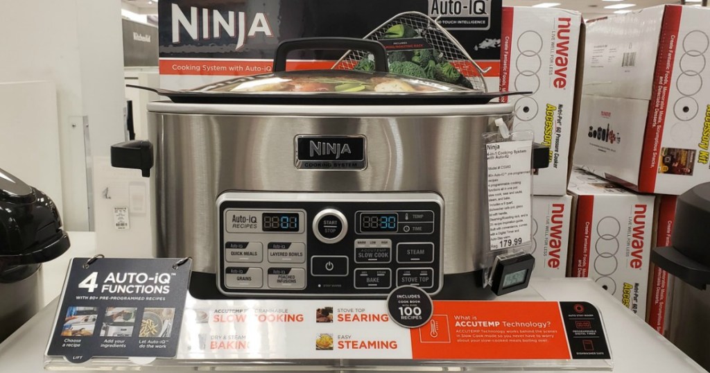 Ninja 4-in-1 Cooking system on display in Kohl's