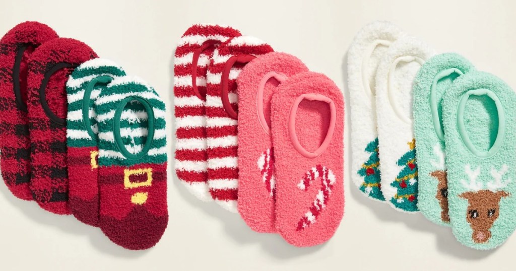 Old Navy women's cozy gripper socks