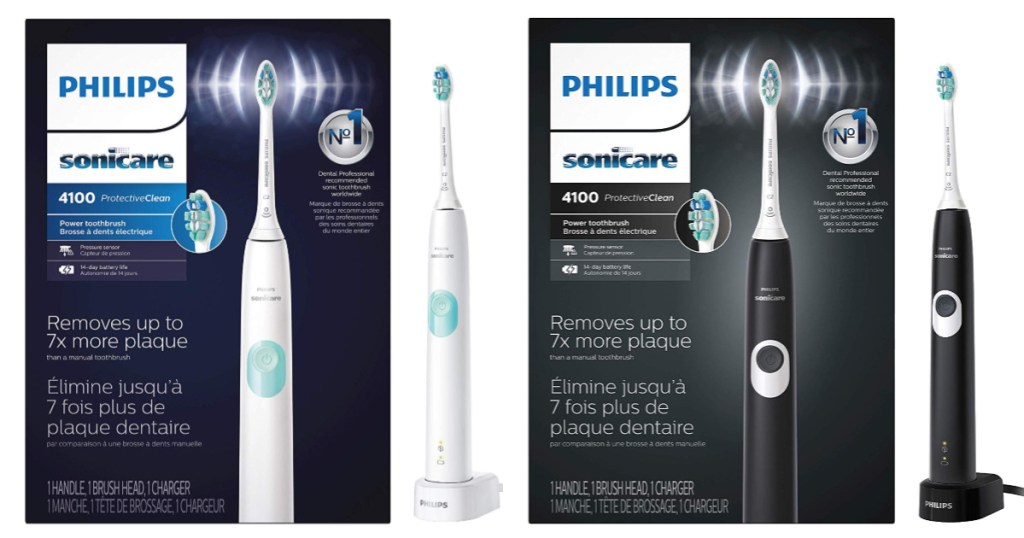 Philips Sonicare ProtectiveClean Rechargeable Electric Toothbrush white and black