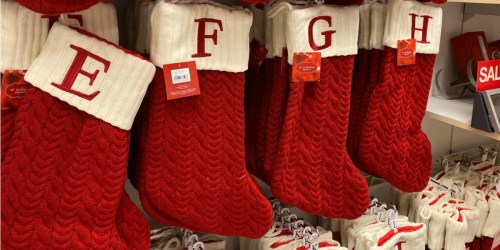 Monogram Christmas Stockings as Low as $8.74 Each Shipped for Kohl’s Cardholders