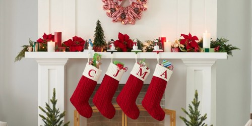 St. Nicholas Square Monogram Christmas Stockings Only $10 at Kohl’s (Regularly $30)