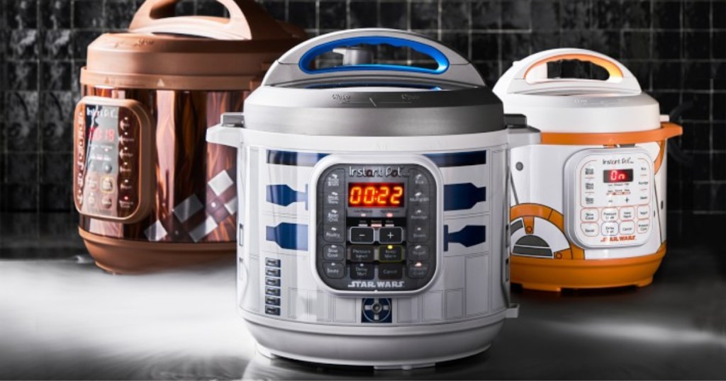 three star wars inspired instant pots