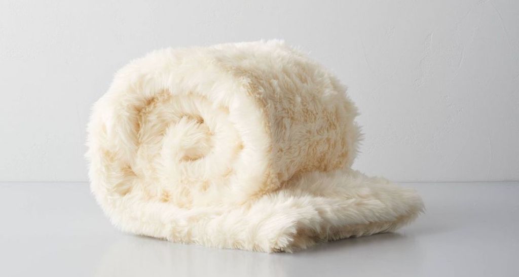 Threshold Faux Fur Blanket