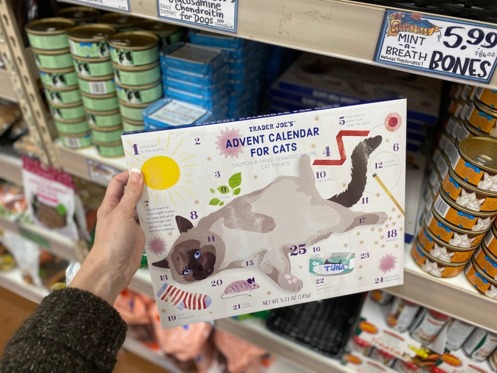 Trader Joe's Advent Calendar for Cats in Trader Joe's