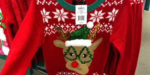 Ugly Christmas Sweaters as Low as $13.99 (Regularly $30) + Free Shipping for Kohl’s Cardholders