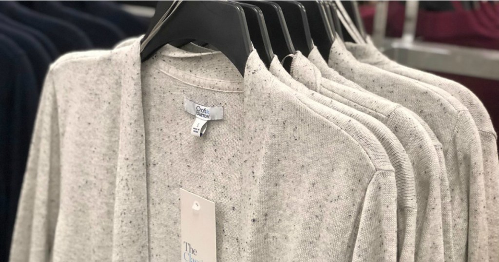 Women's Cardigans on hangers at Kohl's