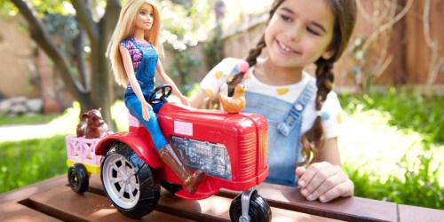 Barbie Farmer Doll, Tractor & Animals Set Only $17 on Walmart.online (Regularly $30)