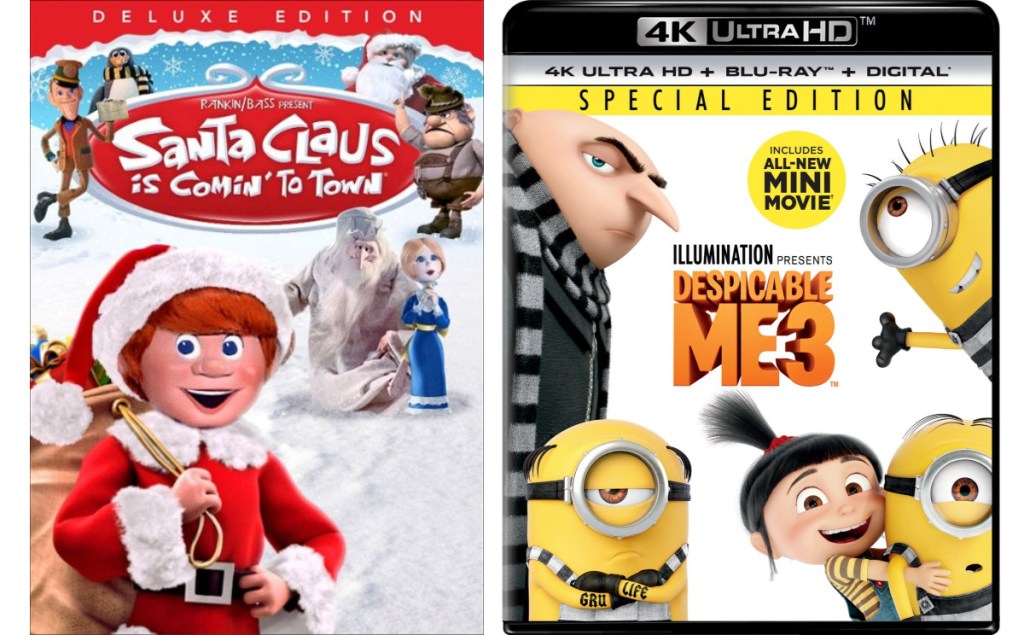 santa claus is onlineing to town, despicable me 3