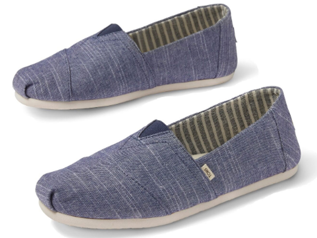 TOM'S Men's Classics Navy Rugged Canvas