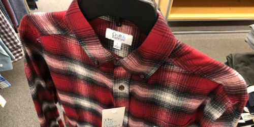 Croft & Barrow Men’s Flannel Shirts from $6.79 Each on Kohls.online (Regularly $36)