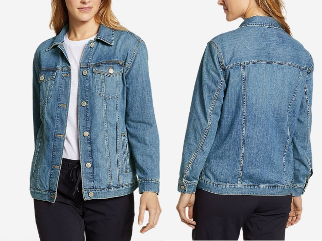 eddie bauer denim women's jacket