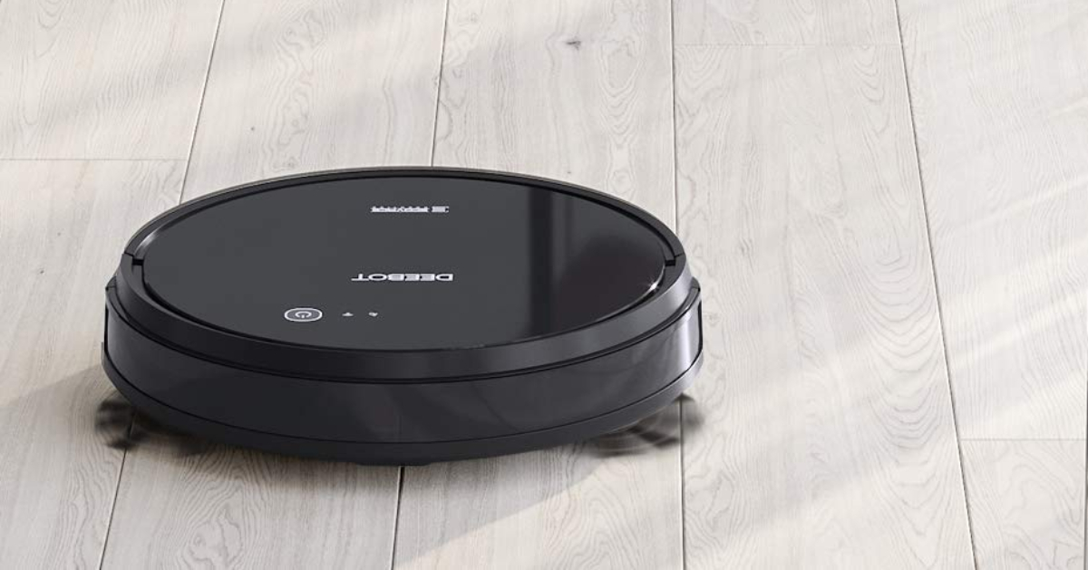 ECOVACS DEEBOT cleaning hardwood floors