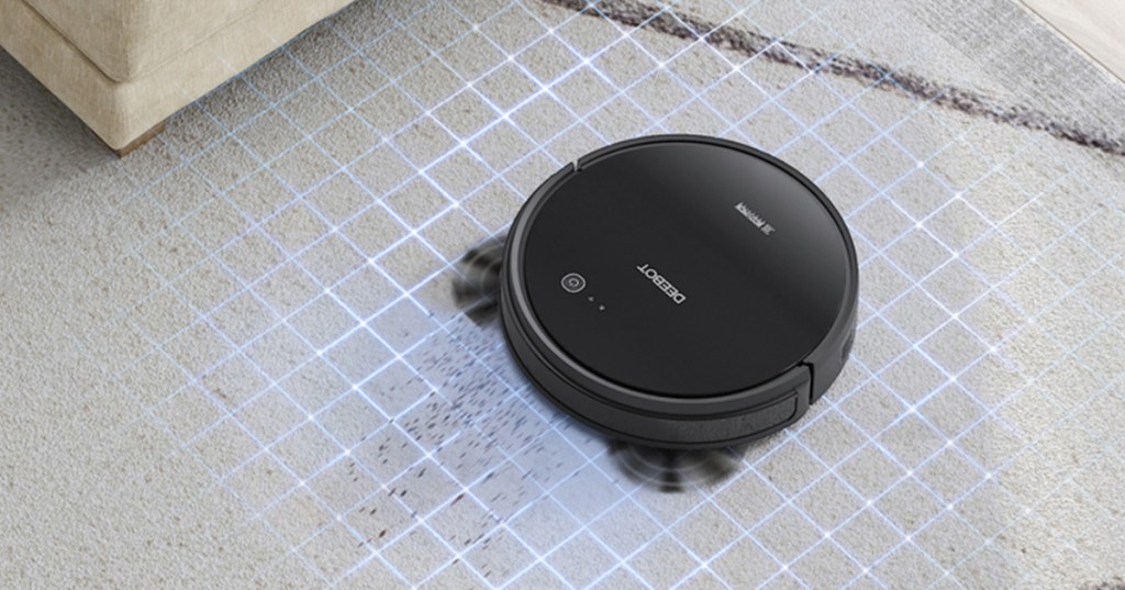 ECOVACS DEEBOT on carpet