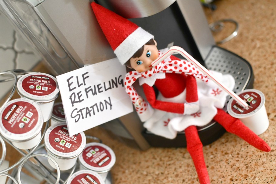 elf on the shelf refueling station