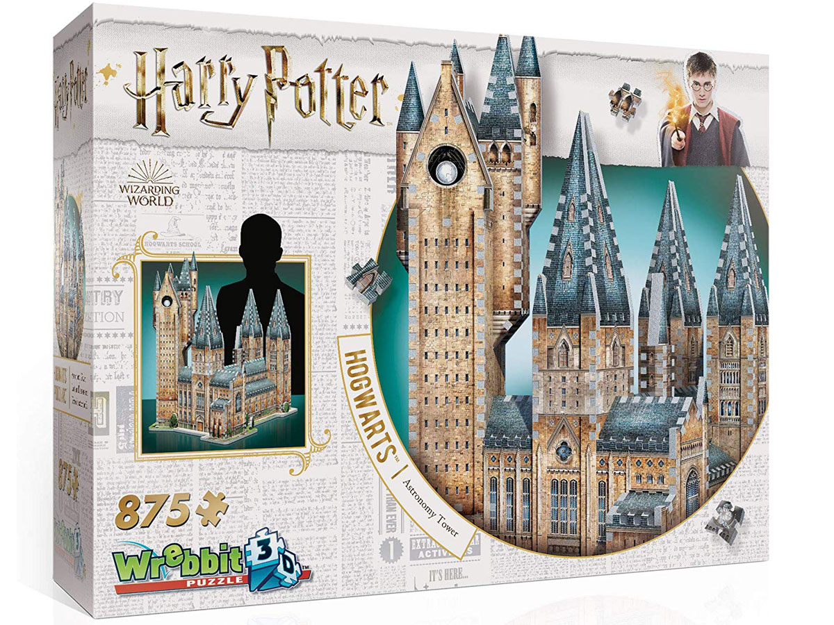 Harry Potter Hogwarts Astronomy Tower Puzzle box stock image