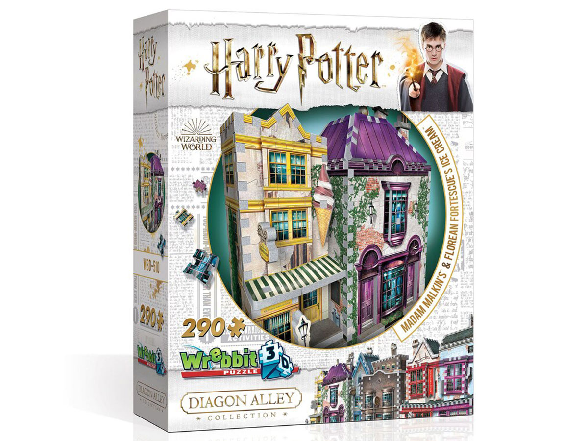 Wrebbit3D Harry Potter Madam Malkin's & Florean Fortescue's Ice Cream Puzzle