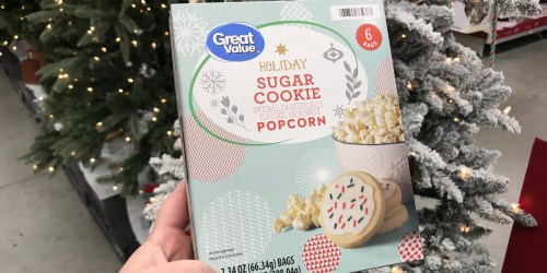 Walmart is Selling Microwavable Sugar Cookie Popcorn for Your Christmas Movie Marathon