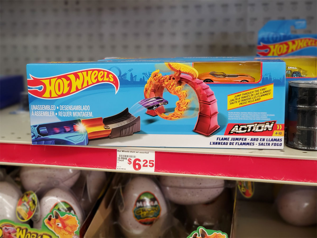 Hot Wheels Flame Jumper toy on store shelf