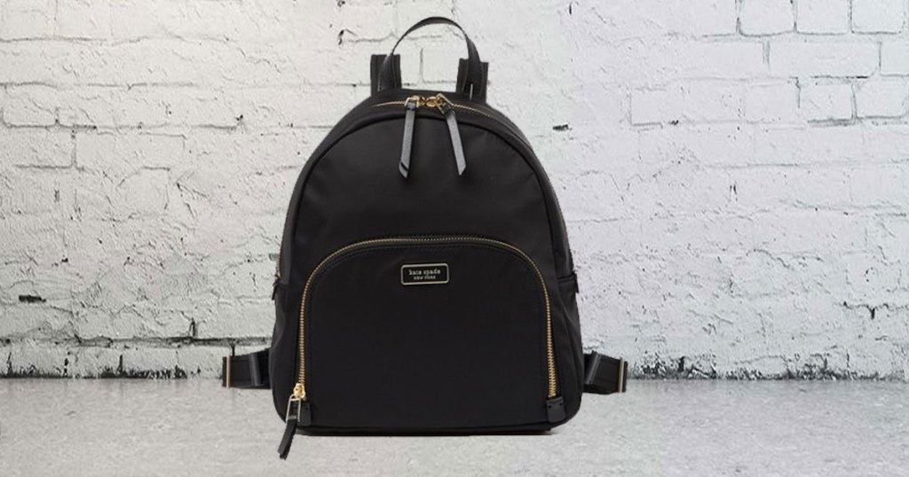 kate spade black backpack