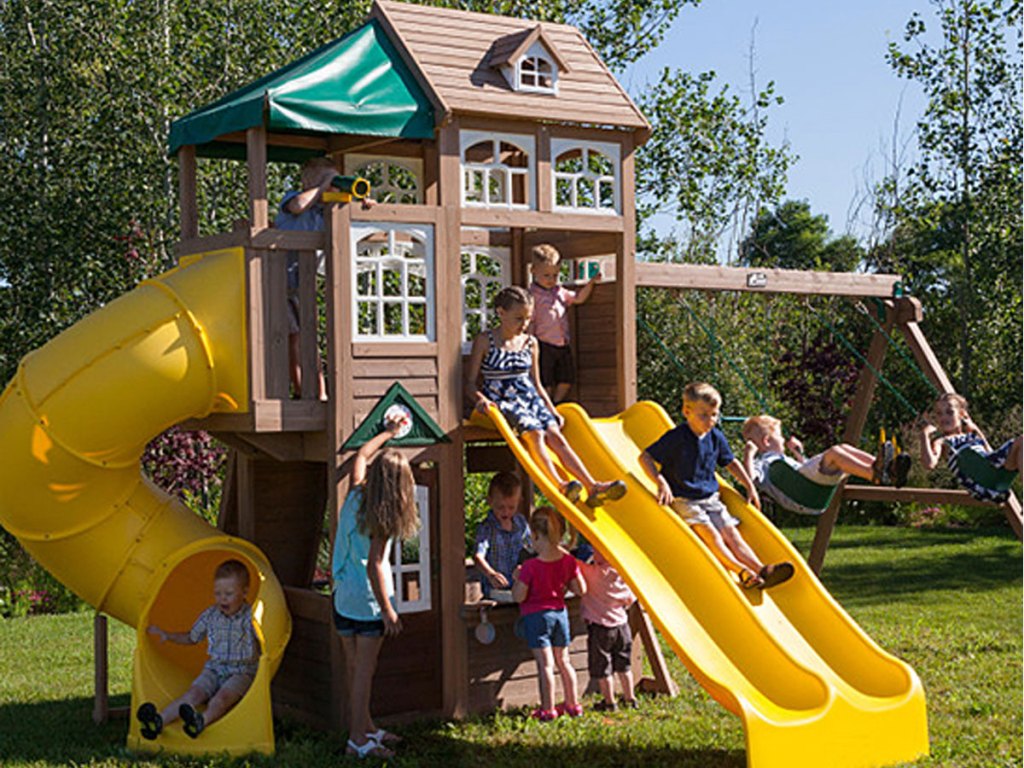 KidKraft Lookout Lodge Swing Set