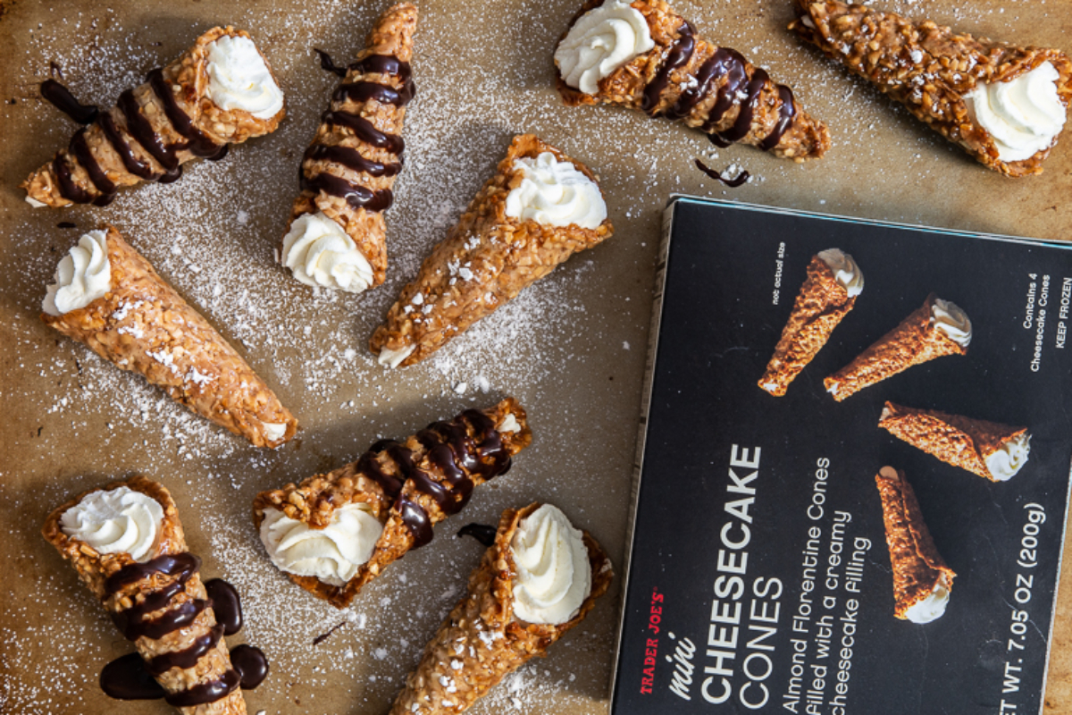 Trader Joe's Mini Cheesecake Cones