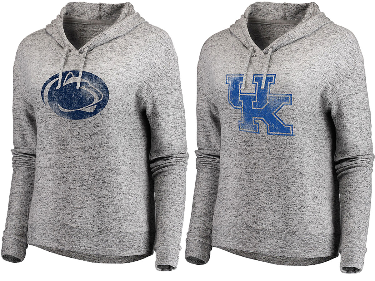 women's drawstring hoodies NCAA