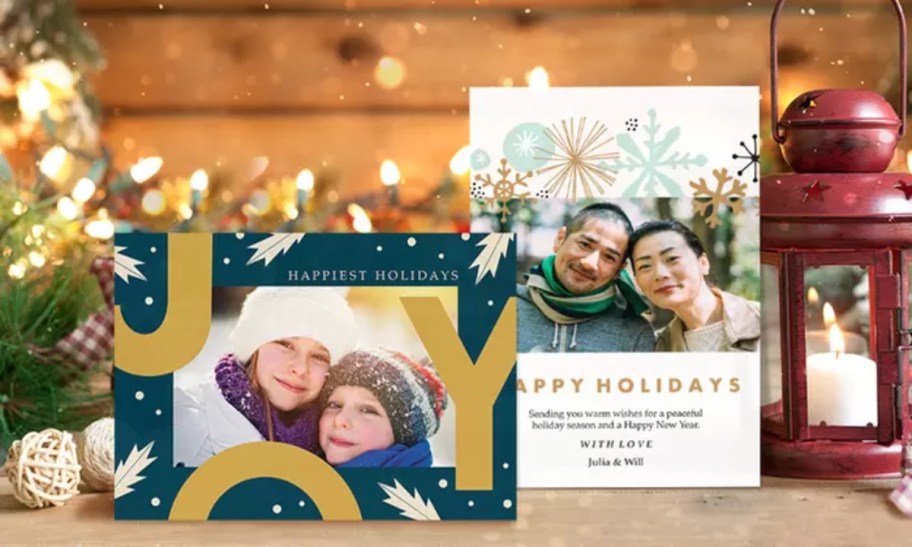 holiday cards from Staples