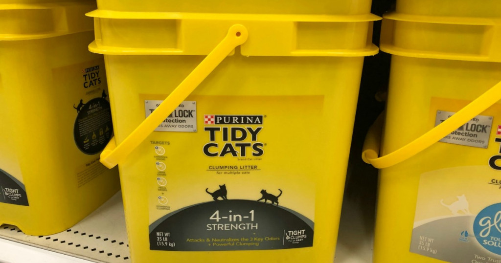 Tidy Cats Cat Litter on Target Shelf