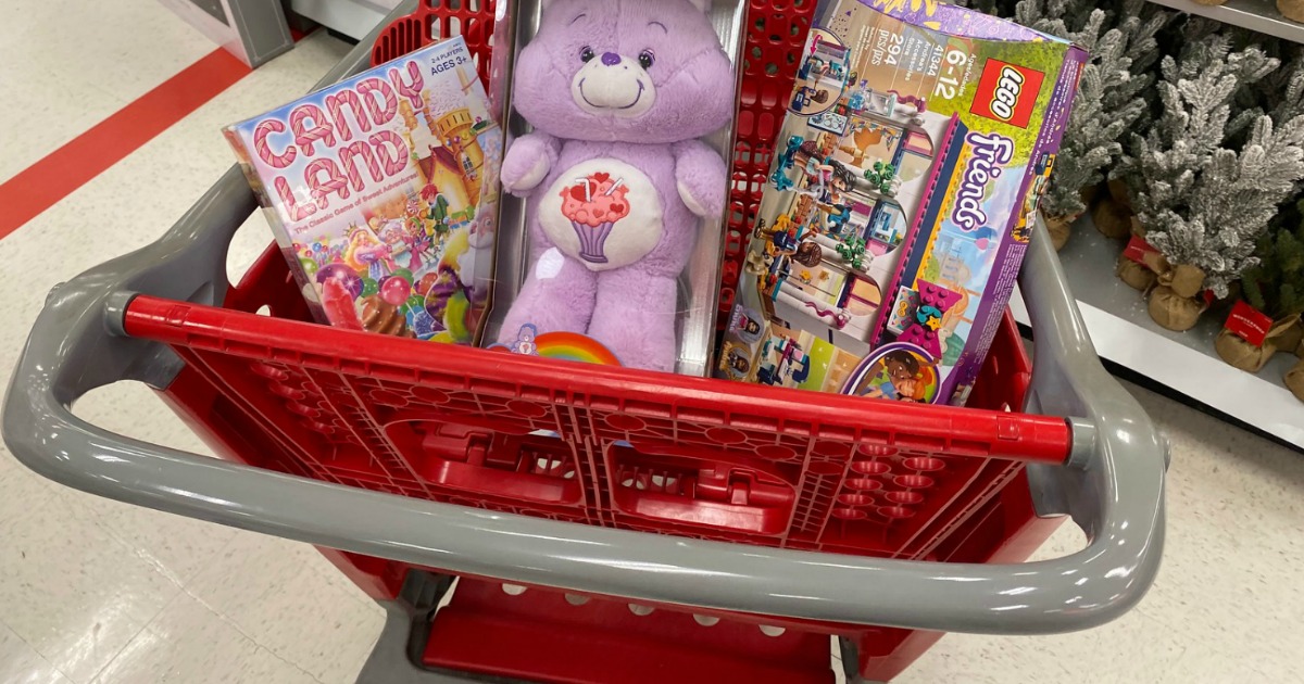 cart full of toys