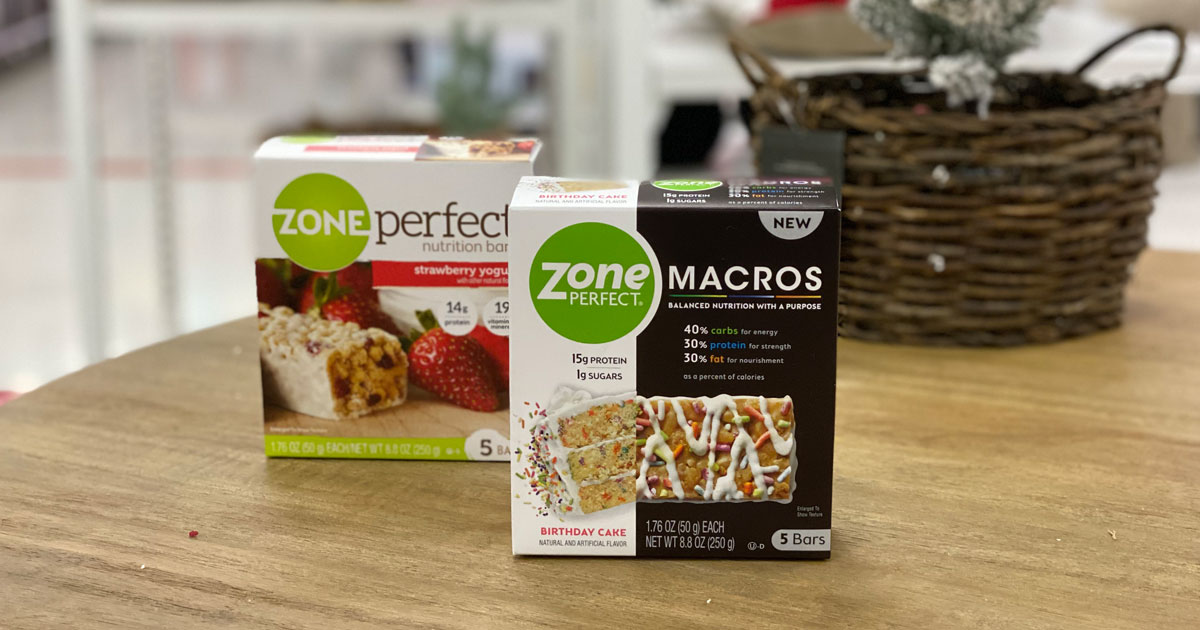 zone perfect macros and regular on table in target