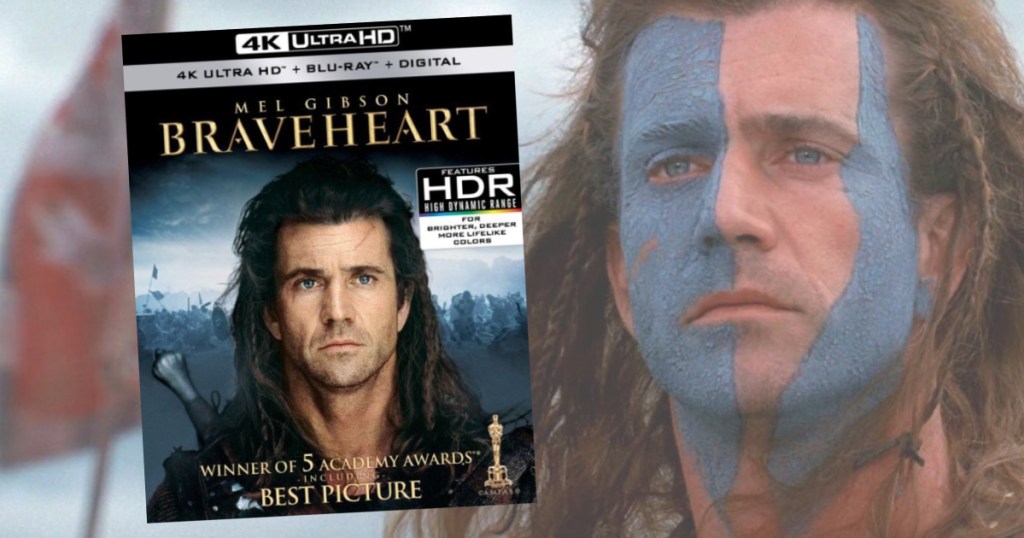 Braveheart Ultra 4k dvd blu-ray