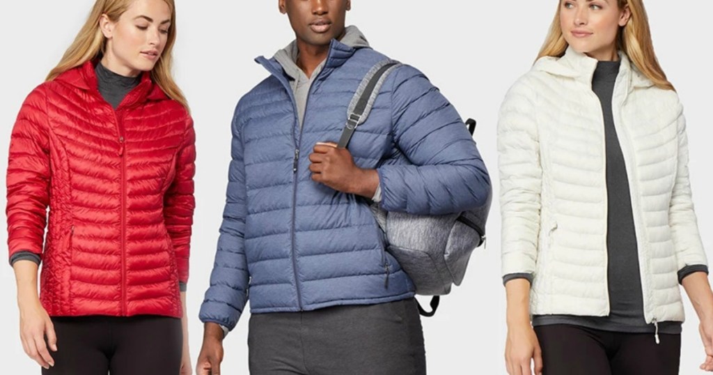 Three styles of 32Degrees Down Jacket