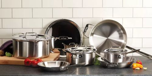 All-Clad D5 Stainless Brushed 10-Piece Set as Low as $489.99 Shipped – $1,425 Value