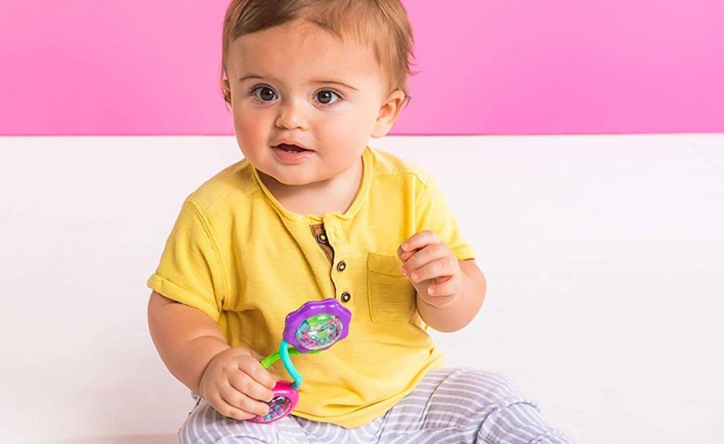 Bright Starts Rattle and Shake Barbell Toy