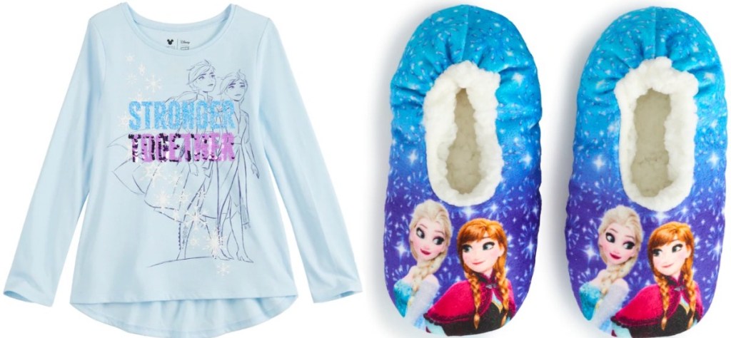 Disney Frozen Shirt and Slippers