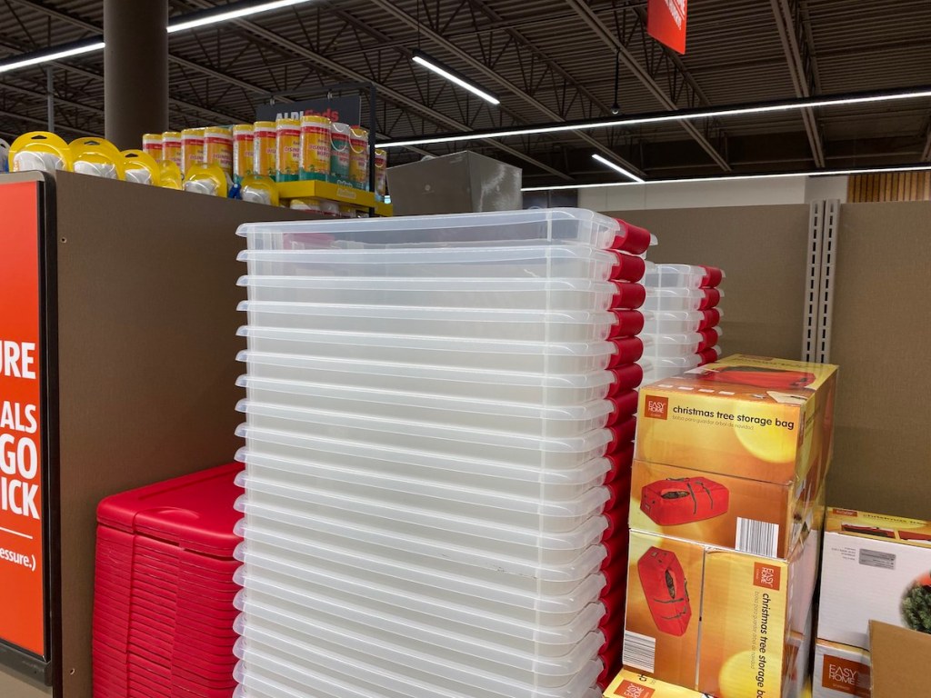 Easy Home Christmas 64-quart Latching Boxes at ALDI