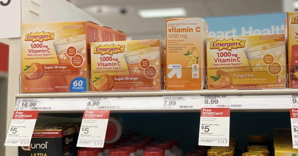 Emergen-C Immune+ Target shelf