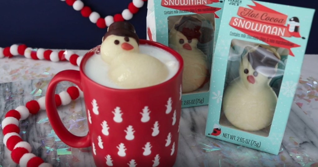 Hot Cocoa Snowman from Trader Joe's