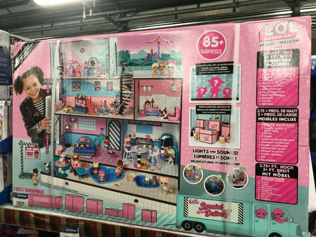 LOL Surprise Doll House in box on display at Store