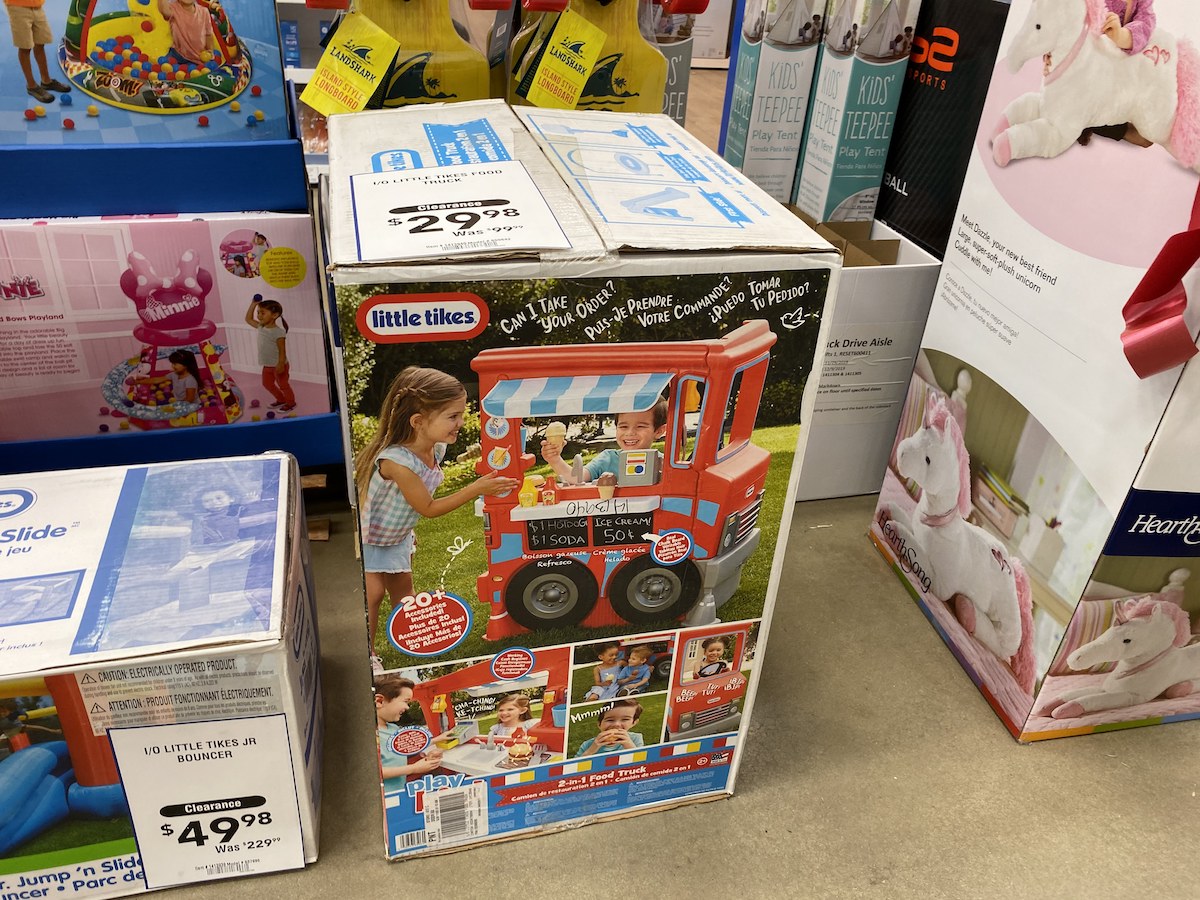 Little Tikes Food Truck box