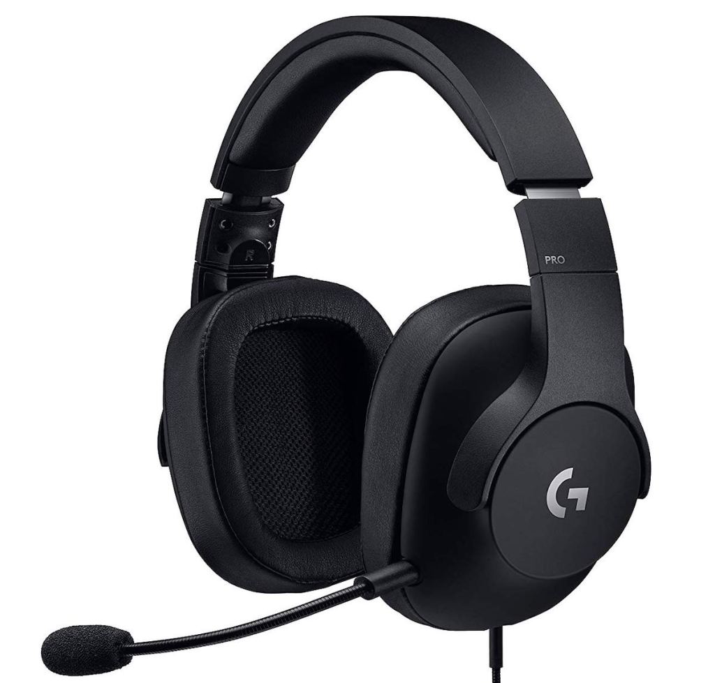 black Logitech G Pro Gaming Headset