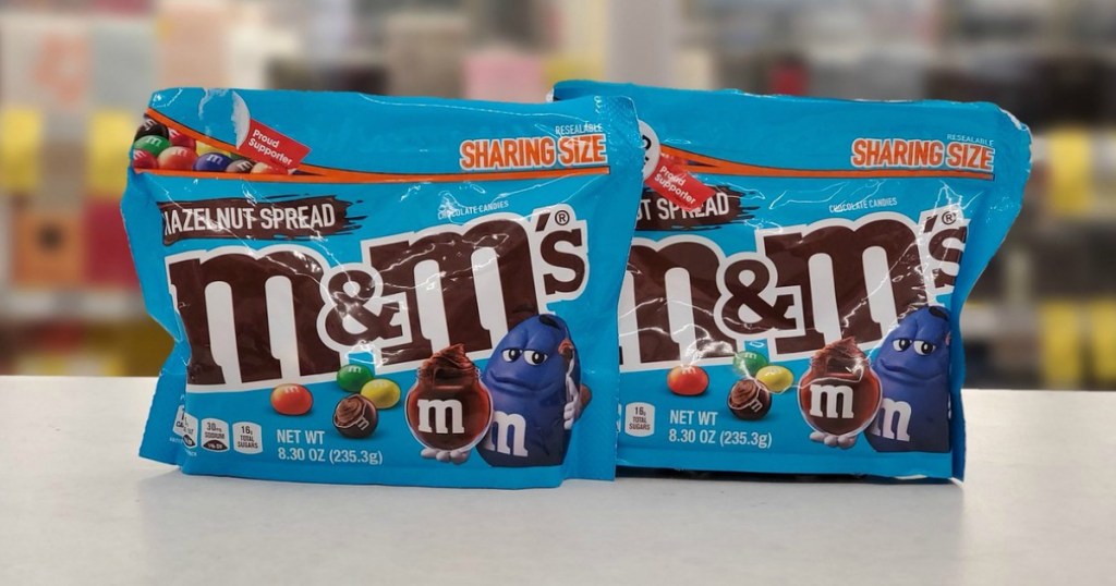 M&Ms Hazelnut Sharing Size Bags