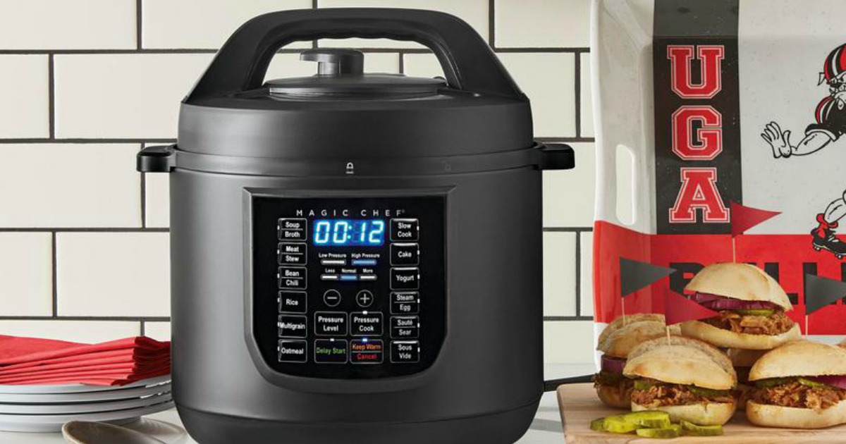 Magic Chef Pressure cooker in kitchen