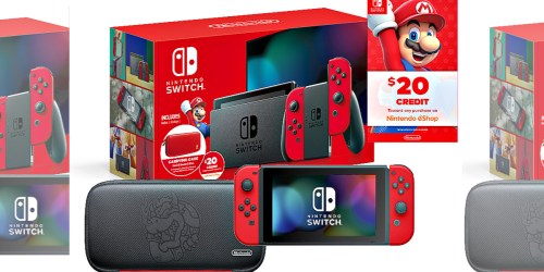 Nintendo Switch Mario Joy-Con Bundle Only $299 Shipped + $20 Nintendo eShop Credit