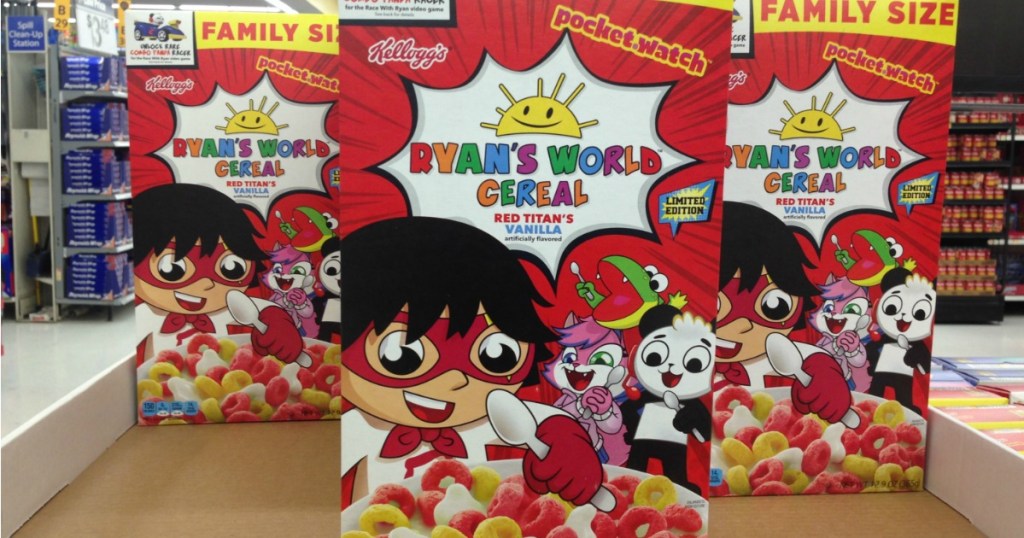 Ryan's World Cereal at Walmart