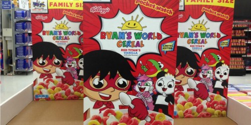 Limited Edition Ryan’s World Cereal Now Available at Walmart